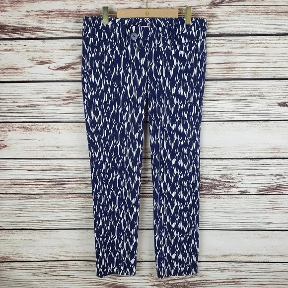 Lilly Pulitzer Sz 0 "New School" Crop Capri Pants - Picture 2 of 12